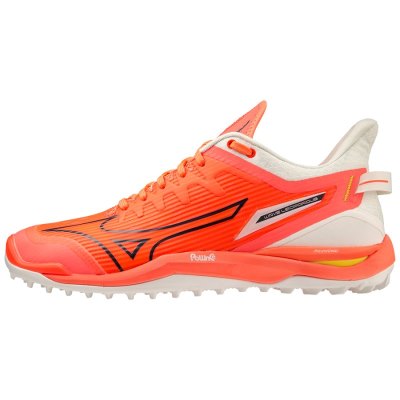 Zapatillas Hockey Mizuno WAVE Leopardus Hombre - Rojos / Negros / Amarillos - Chile M201QTYCER
